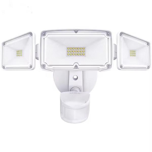 20w 28w 39w Garden 3 Head Led Security Lights Motion Sensor Outdoor Adjustable
