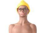 Life Size 42cm height Jewelry Mannequin Head / Shoulder Mannequin Head
