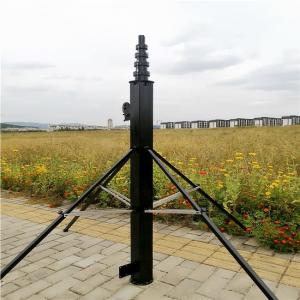 China Outdoor 30Ft 9M Customized Aluminium Telescopic Mast Aerial Photography Mast Pole on sale