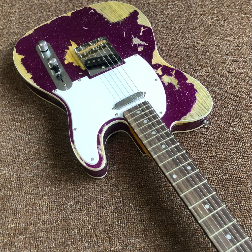 Classical TELE 6 Strings rosewood fingerboard Electric Guitar,telecaster gitaar relics