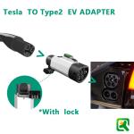 Rated voltage 220V Black NACS Condition 7KW 32A Tesla EV Charging Adapter for