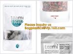 Biodegradable foil pouch standing up spice bag Clear Window Food Packaging Bag