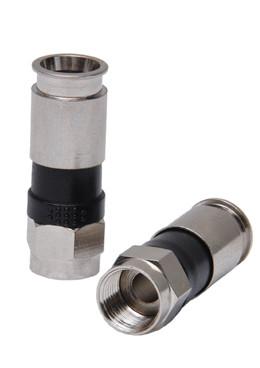 Quality F Type Male Bulkhead Coaxial Cable Connectors 75 Ohm / Video Connectors for sale