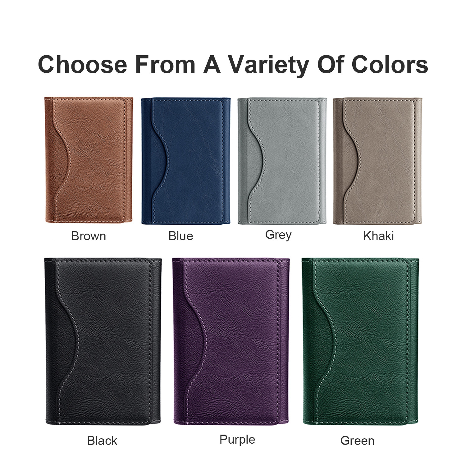 Billfold Luxury Flip Magnetic Leather Wallet Magsafe 6 Card Holder Stand For IPhone