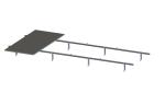Heightened Commercial Metal Roof Solar Mounting System Aluminum Panel Clips