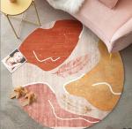 Cartoon Feather And Elsa Pattern Carpet Living Room / Hotel Carpet