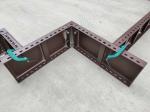 2MM Waterproof Aluminum Formwork Profiles For Concrete Wall