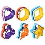 Heart Star Mickey Shapes Bread DIY Sandwich Cutter Stainless Steel