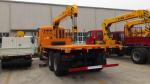 HOWO 8T 6X4 Construction Crane Truck , Hydraulic Boom Crane With 4 Booms