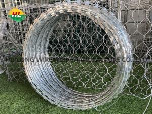 Wholesale ASTM Single Loop Concertina Razor Wire Fence 2mm from china suppliers