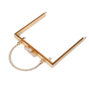 Wholesale Alalamu Box Metal Clutch Purse Frame Rustproof Durable 18.5×16cm from china suppliers