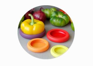 Wholesale Eco Friendly Silicone Fresh Cover Round Shape Silicone Fruit Covers With Logo Customized from china suppliers