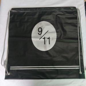 Wholesale Transparent Rope Bag Rucksack , Black Outdoor Clear Plastic Drawstring Bags from china suppliers