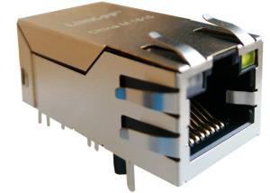 Wholesale POE RJ45 Female Connector LPJK2064AONL Integrated Magnetics from china suppliers