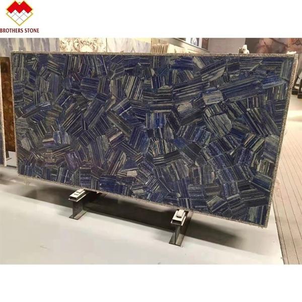 Modern Tile Azul Bahia Marble Blue Color Lemurian Blue Granite Slab for Interior