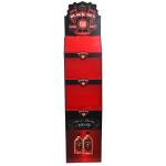 Free Standing Wine Cardboard Floor Displays Customized Color Flat Packing
