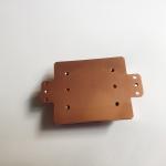 Electroplated Cold Plate Bonded Fin Heat Sink , Copper CPU Small Led Light Heat