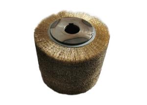 Wholesale Copper Cylinder Crimped Deburring Wire Brush Roller from china suppliers