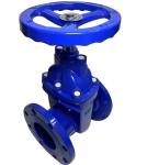 DIN F4 Elastomeric Seal Flange 4" Soft Seal Gate Valve For Industrial Drainage