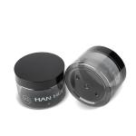Plastic Wide Mouth Jars For Facial Cream Custom Gray Color 50ML 80ML