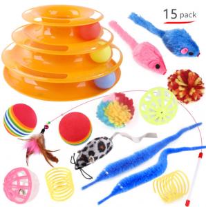 Wholesale Best Cat Toys For Active Cats Cat Play Kittens Tunnel And Toy (13 PCS) from china suppliers