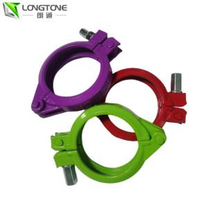Wholesale Mounting Concrete Pump Pipe Fittings Snap Rubber Hose Clamp from china suppliers