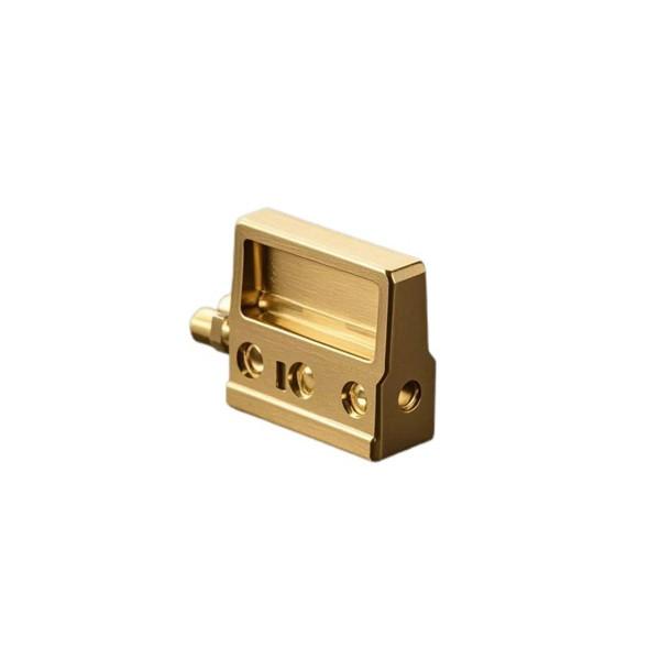 Anodized Sandblast Silk-screen Brass CNC Parts Automotive Electronics Aerospace