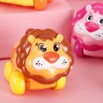 Unisex Wind Up Easter Puzzle Toys for Kids Cute Animals Toy Lion Flipping