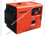 Orange Color Portable Generator Silent Generator Set 8KVA 12Hp