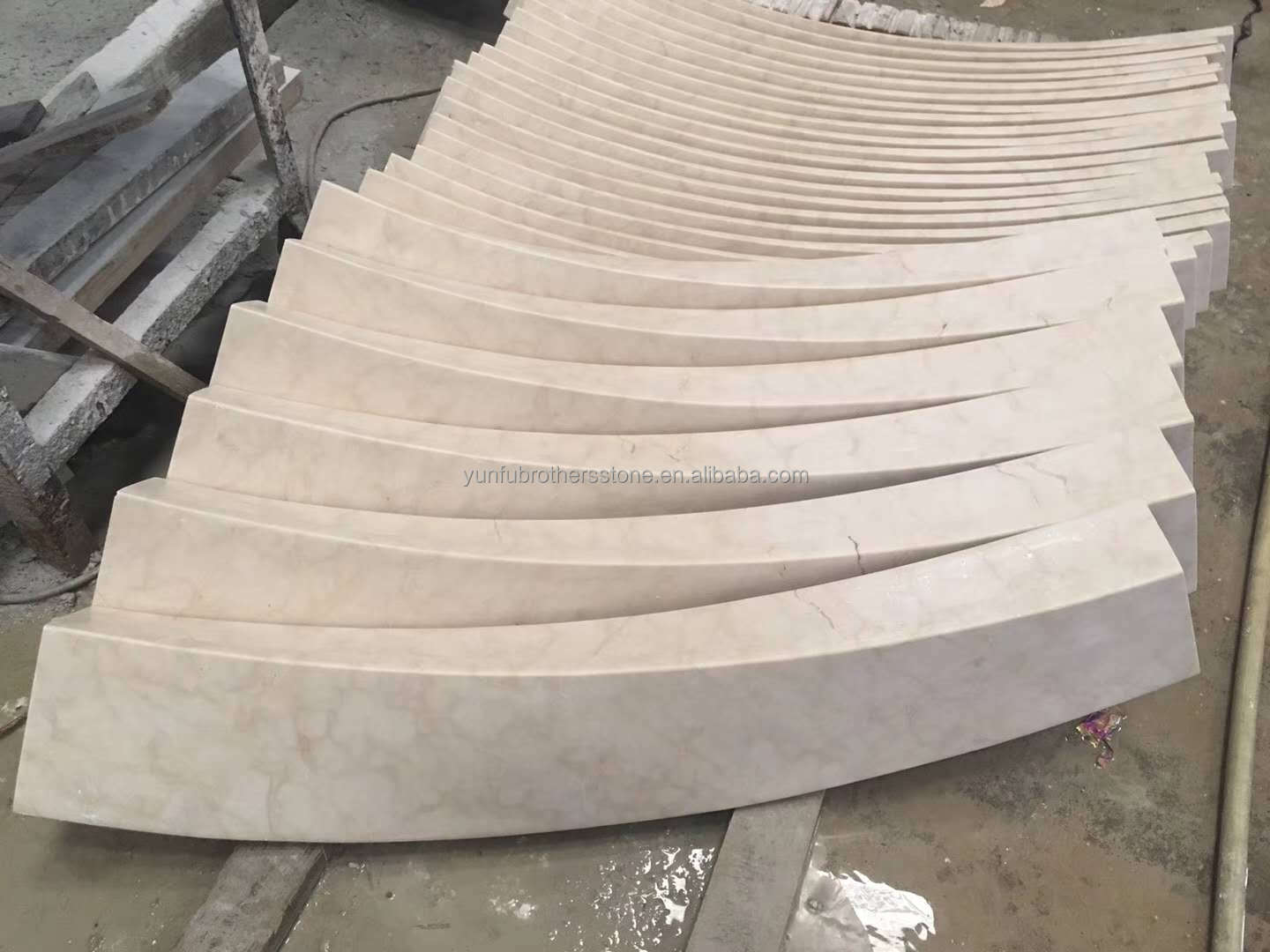 Cut-To-Size Modern White Natural Stone Square Pillar Polished Column for House Upgrade