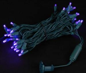 Wholesale Wide Angle 5MM LED Lights - 70 5mm Purple LED Christmas Lights from china suppliers