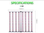 2 Channel Full Spectrum 4 *4ft LED Grow Light 900W 5 Years Warranty UV Light For