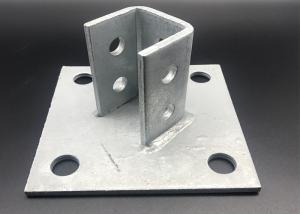 Wholesale Metal Steel Strut Post Base Unistrut Fittings Brackets from china suppliers