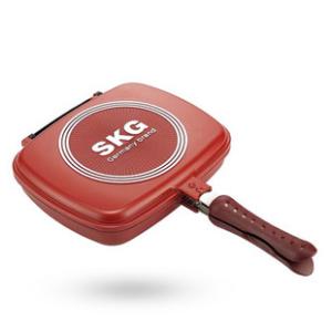 Wholesale Die Cast Aluminum Non-stick Happy Call Double Grill Pan from china suppliers