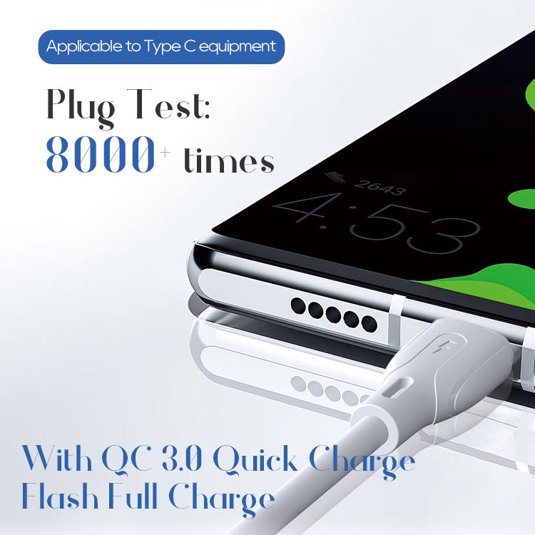 USB 2.0 Type C Cable for High-Speed Data Transfer and Fast Charging and Power Delivery