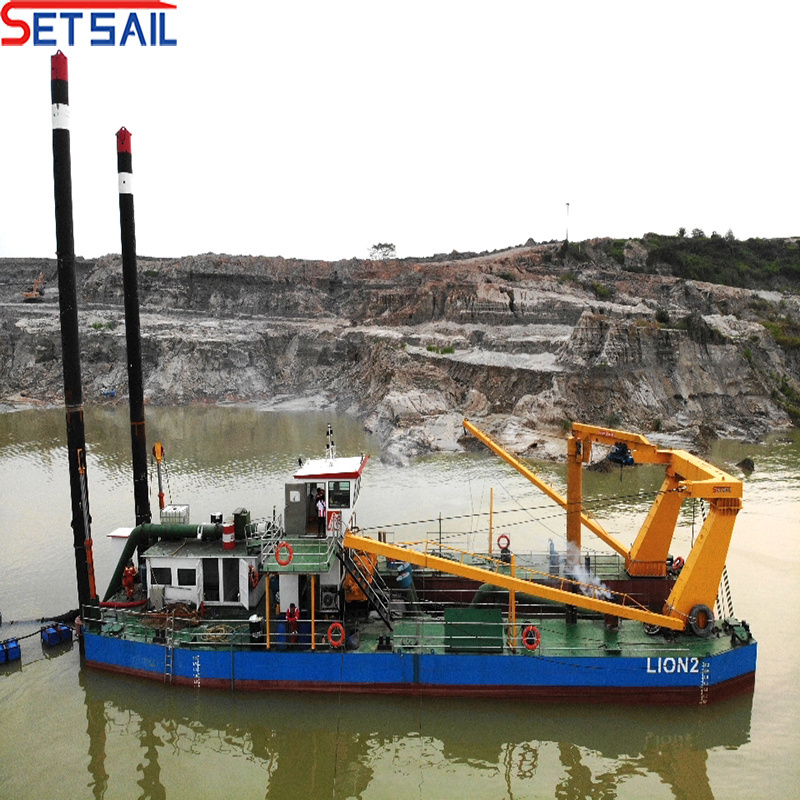 10 Inch Cutter Suction Sand Dredger with Carriage