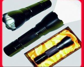 Wholesale 1W aluminum alloy IP62 Waterproof battery single LED Torch Flashlight from china suppliers