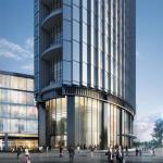 Aluminum Huge Unitized Glass Curtain Wall Cladding System 120mm