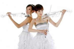 China Crystal Electric Violin Excellent Full Transparent Senior Acrylic Electric Violin on sale