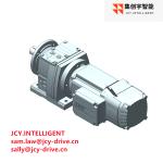 106.58 Inline Helical Bevel Gear Motor Unit 0.75KW