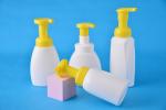 Body Wash Flower Pump Dispenser Dish Soap 0.8cc Output Outspring
