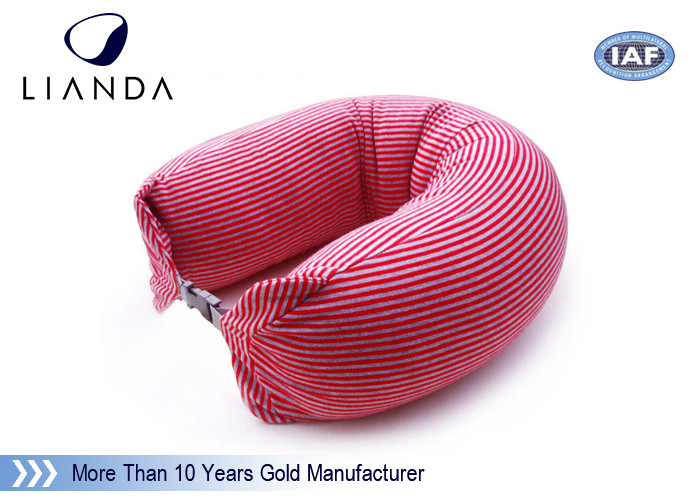 Anti - Static Airplane Memory Foam Pillows With Microbeads Filling , REACH ROHS Standard