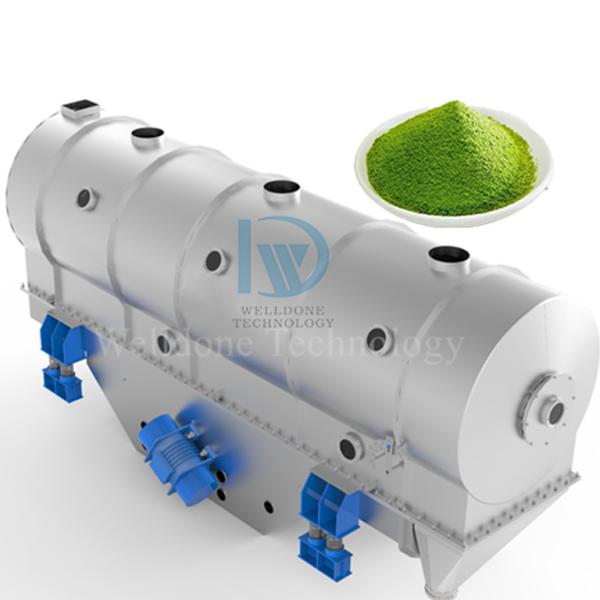 Electric Chicken Essence Vibrating Fluid Bed Dryer Salt Drying Machine For