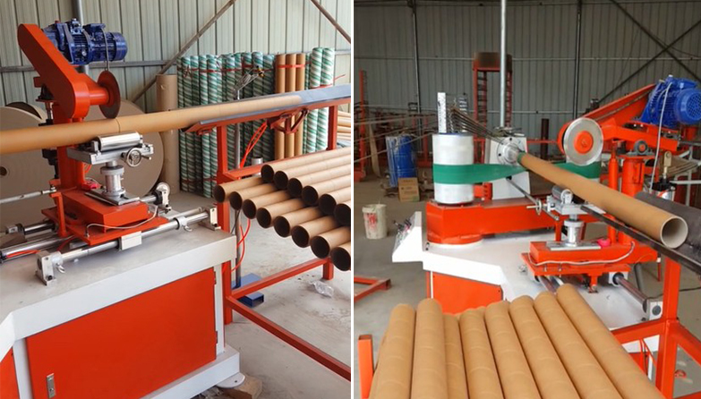 ISO9001 Paper Core Cutting Machine Automatic 150mm Paper Core Diameter