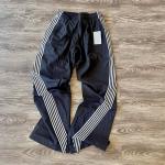 Grey Flare Sweatpants Elastic Waist Closure Men'S Y2K Streetwear Wide Leg