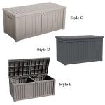 118L Custom Logo Multifunction Outdoor Waterproof Plastic Resin Tool Storage