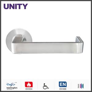 Wholesale Stainless Steel Fire Door Lever Handle EN1906 and EN1634 Satin Finish from china suppliers