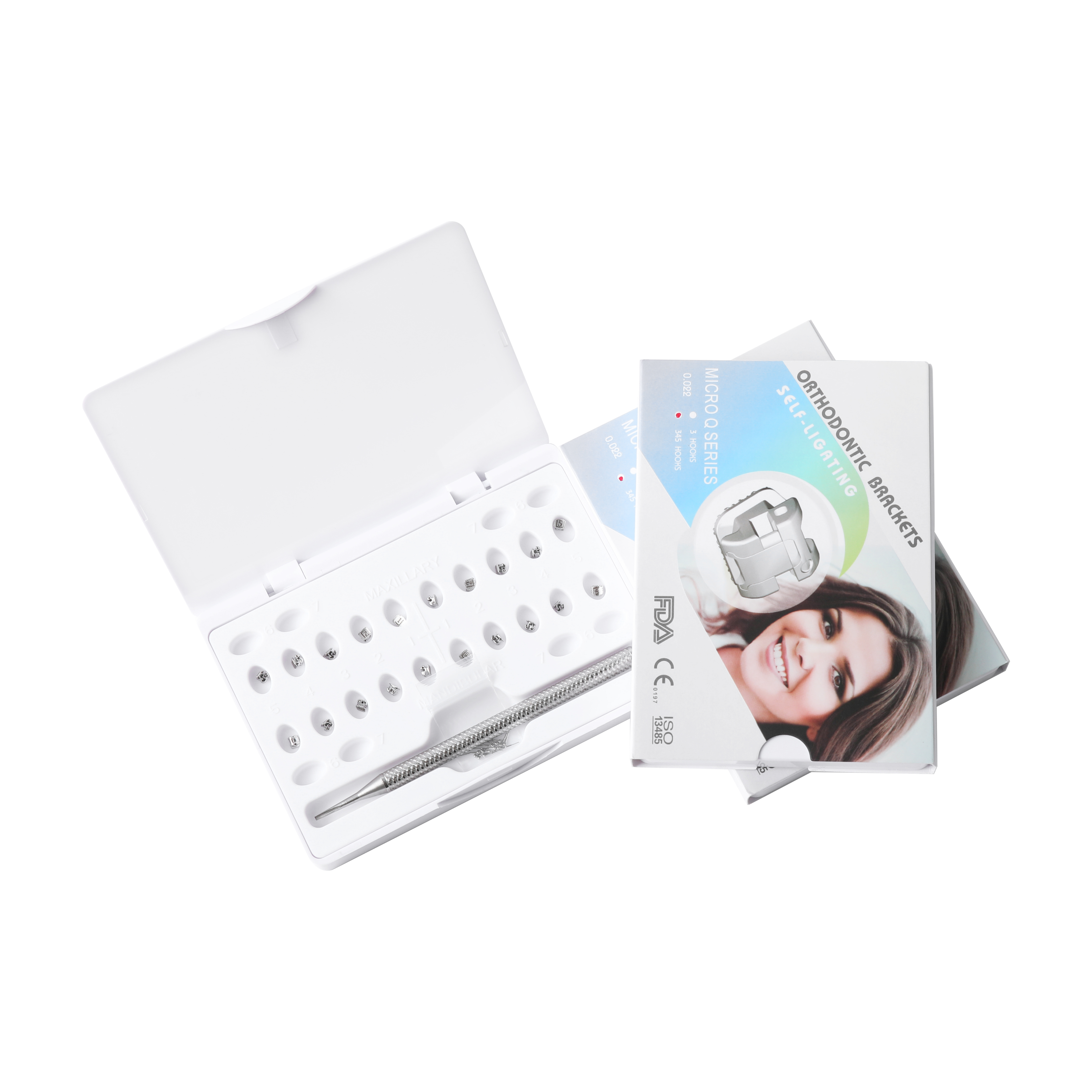 0.022 0.018 Solt Dentist Orthodontist Metal Roth Braces Self Ligating Brackets
