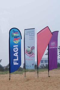 China High Durability Printing Precision Custom Flags Banners With PVC Flex Polyester Banner on sale