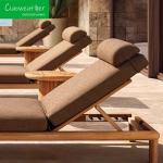 Customized Color Outdoor Furniture High End Chaise Lounge Chair With Waterproof
